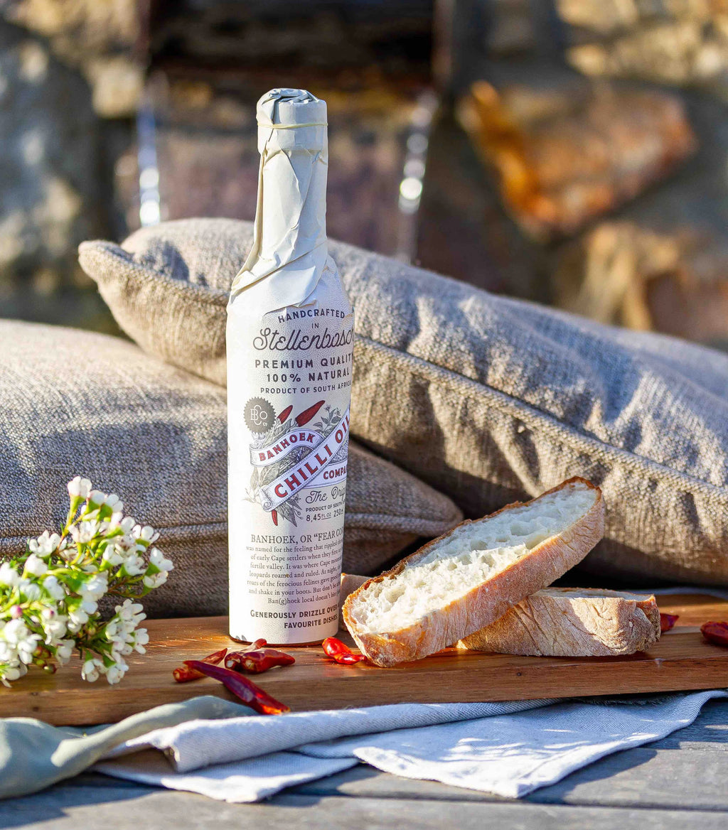 Banhoek Chilli Oil – The Original (250 ml) – Wrapped