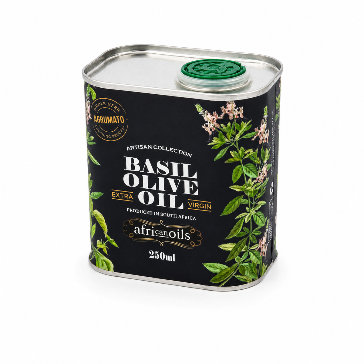 Extra virgin olivenolje med basilikum 250 ml
