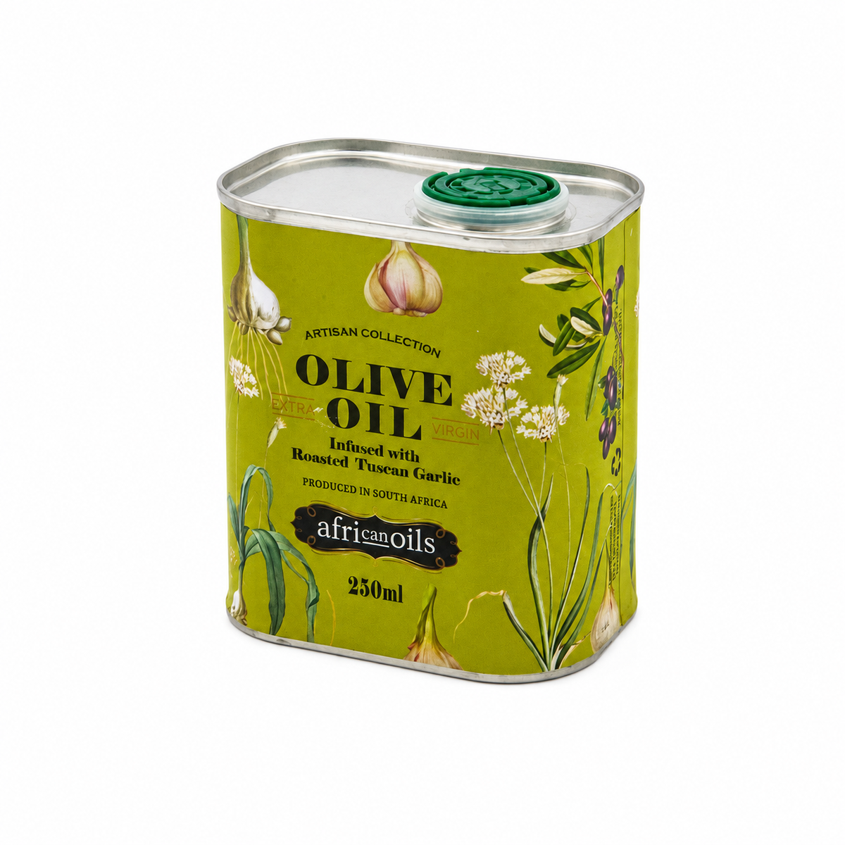 Extra virgin olivenolje med ristet hvitløk 250 ml